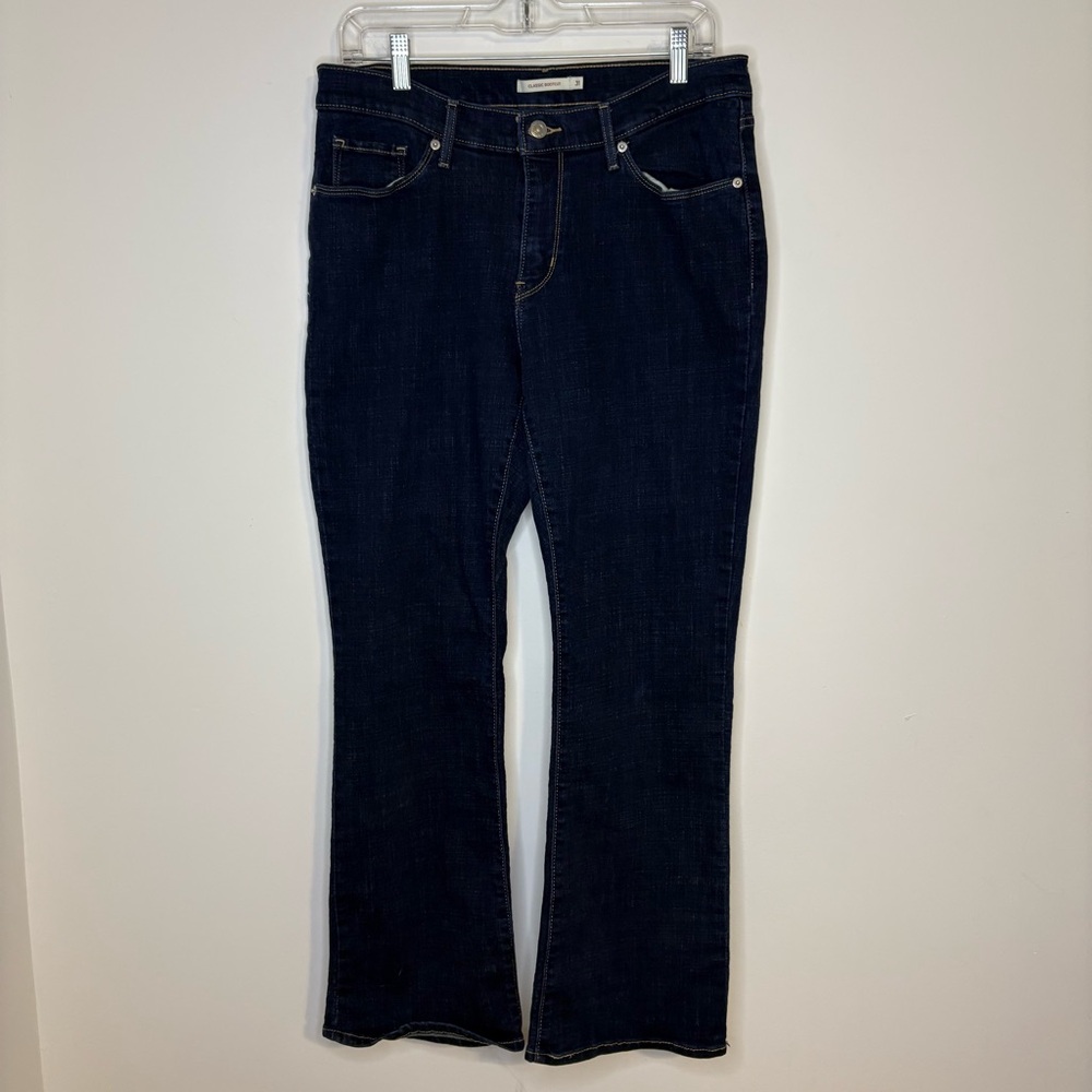 Levi Strauss & Co Classic Bootcut Jeans Size 31 Dark Blue Denim